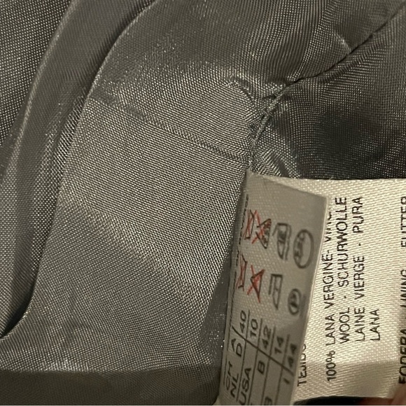 MARELLA Maxmara Heritage Check Plaid Pure New Wool Single Breasted Jacket Blazer - Picture 5 of 6